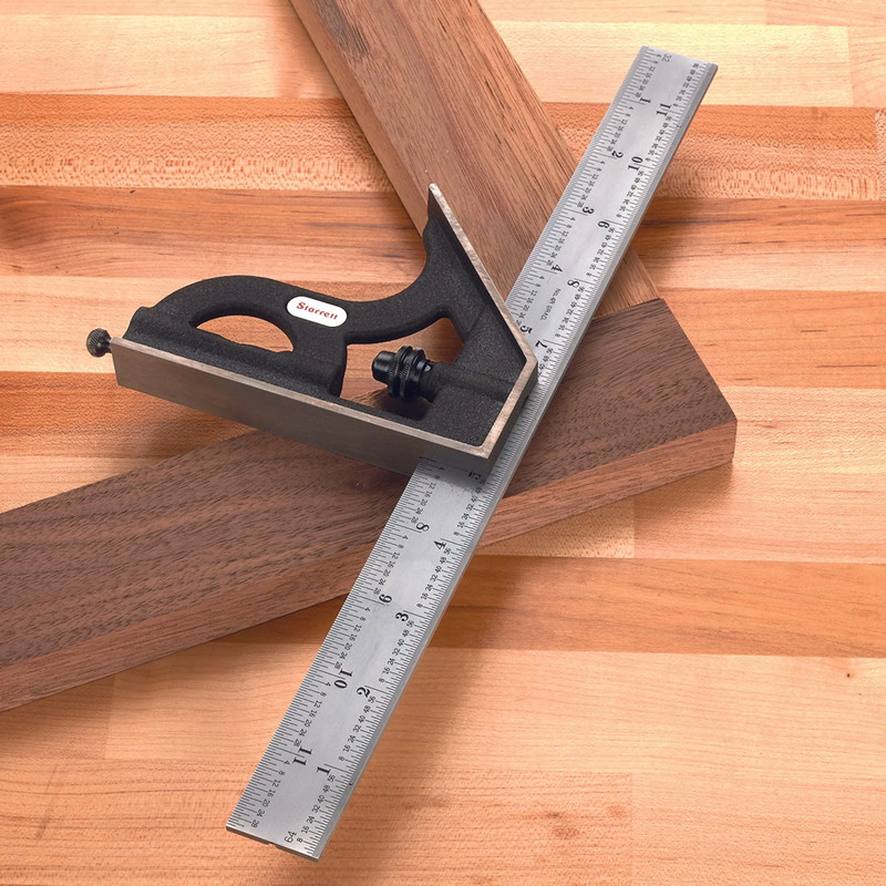 Combination Square with Square Head - Size:12"